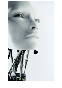 robot girl face